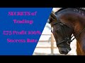 Horse Trading Secrets: £75 Profit LIVE Trades 100% Success Rate