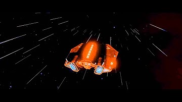 Elite:Dangerous 1.3 - FSD charging (view from debug camera)
