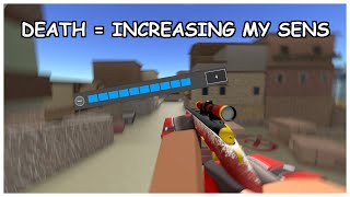 Every time i die i increase my sensitivity | Roblox Counter Blox