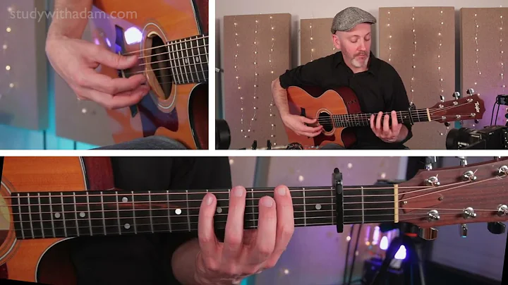 "Imagine" | Fingerstyle Guitar Lesson | Adam Raffe...