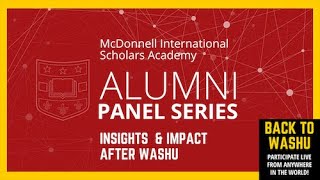 McDonnell Academy Alumni Panel I: Education & Academics