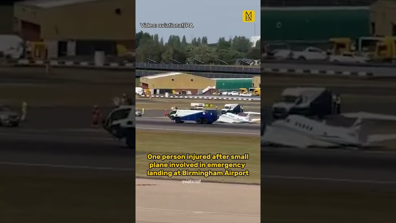 One Person Injured As Small Plane Makes Emergency Landing At Birmingham Airport