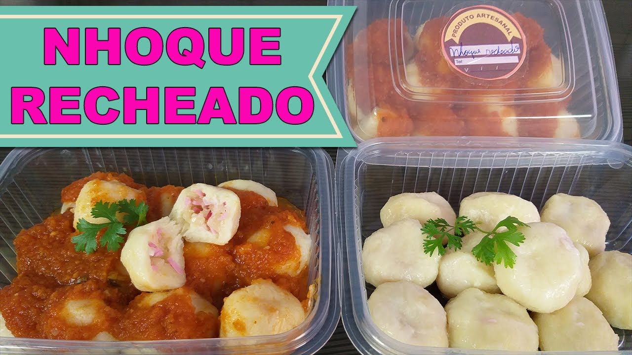 Nhoque de Batata Recheado com Várias Dicas para você Vender