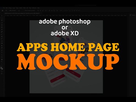 Adobe XD Tutorial | Login/Signup Page | Mockup in Adobe Photoshop |