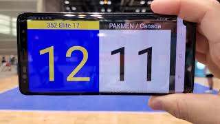 352 Elite 17 vs PAKMEN / Canada - 2nd set - Day 2