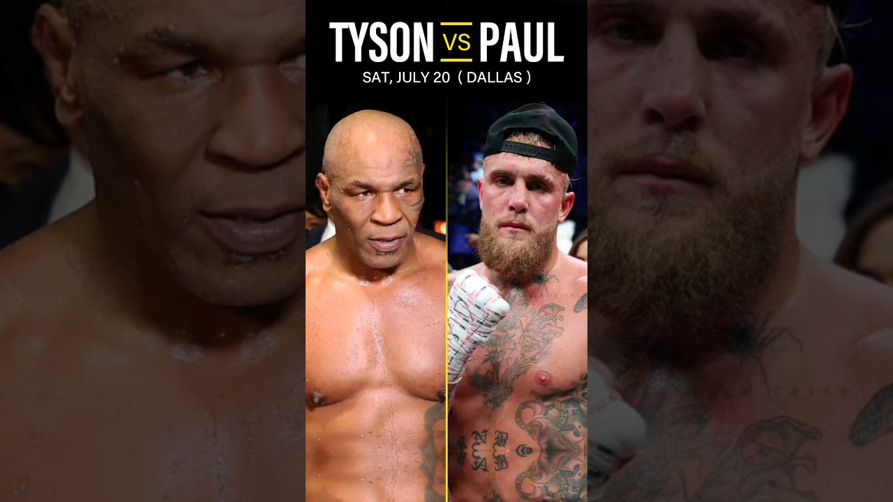 Mike Tyson vs Jake Paul : The Showdown 🥊 #shorts