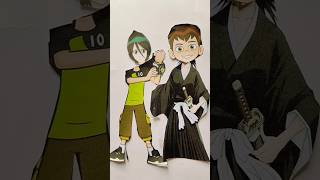 Benten♥️ Sword girl face exc😂😂 #art #asmr #cartoon #littlesingham #ytshorts
