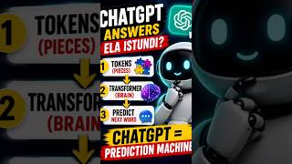 How ChatGPT Works? 🤖 Tokens &amp; Transformers Explained in తెలుగు #shorts #ai #chatgpt #telugutech