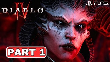DIABLO 4 (Druid) Gameplay Walkthrough Part 1 FULL GAME (PS5) No Commentary