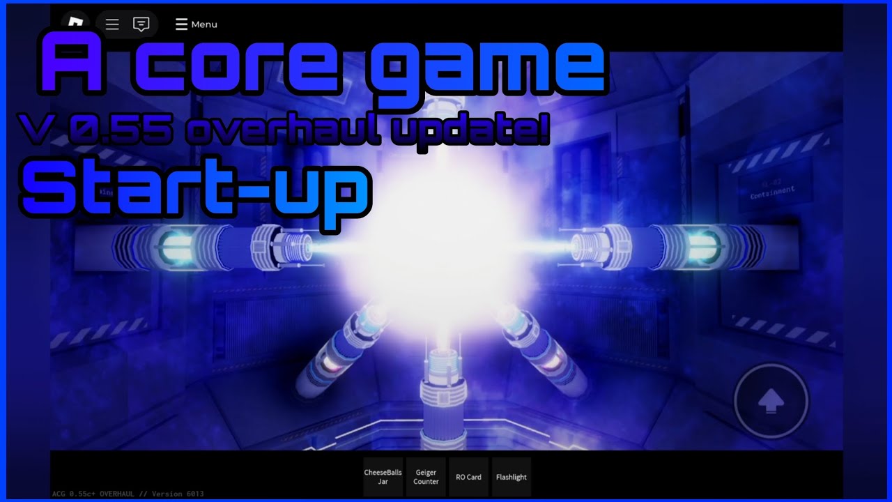 A core game - 0.55 overhaul update! - Start-up | Roblox - YouTube