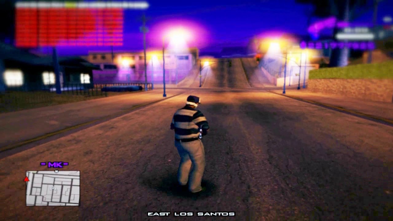 GTA SA PURPLE BAJOS RECURSOS - 2017, ENB SERIES COLORMOD TIMECYC SOUNDS