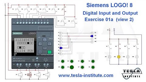 SIEMENS LOGO! 8   Digital Input and Output   Exercise 01a