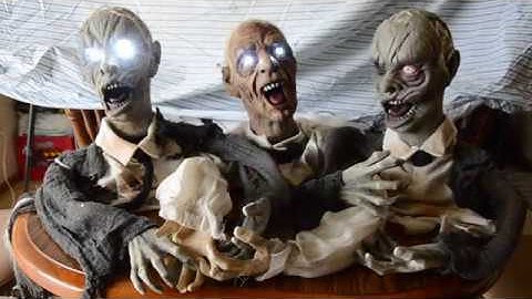 Halloween TRY ME button to HC-SR501 PIR Motion Trigger conversion demo