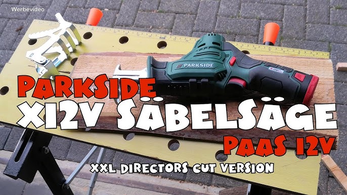 12V Akku-Astsäge Säbelsäge PAAS 12 A2 von PARKSIDE® - YouTube