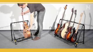 GS523B Rack 3-Guitars Stand Stand & support guitare & basse Hercules stand