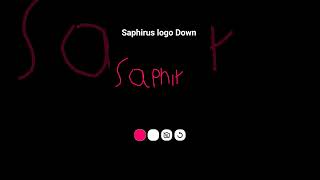 Saphirus logo Down