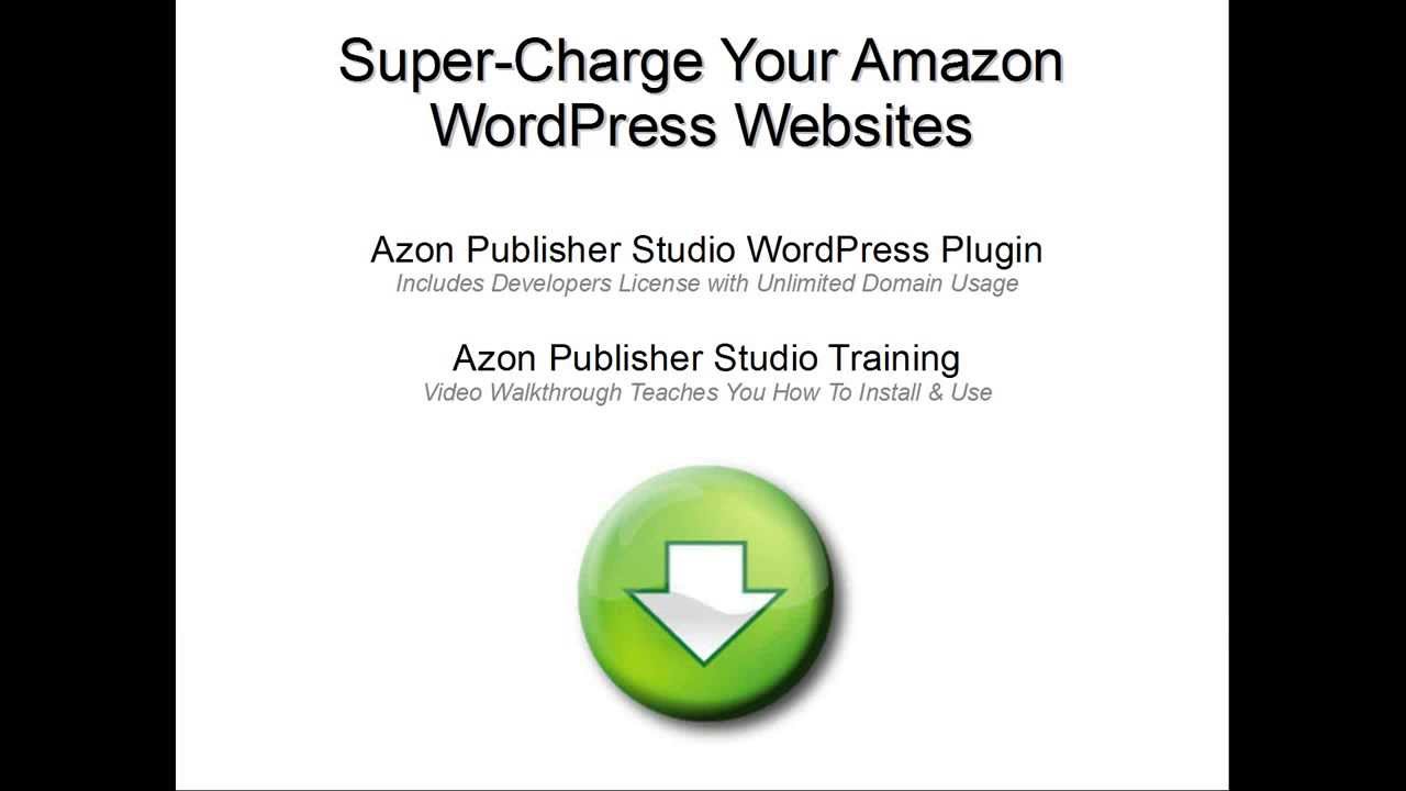 Azon Publisher Studio Review | Amazon Publisher Studio WordPress Plugin ...