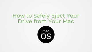 how to eject an external drive on a mac computer