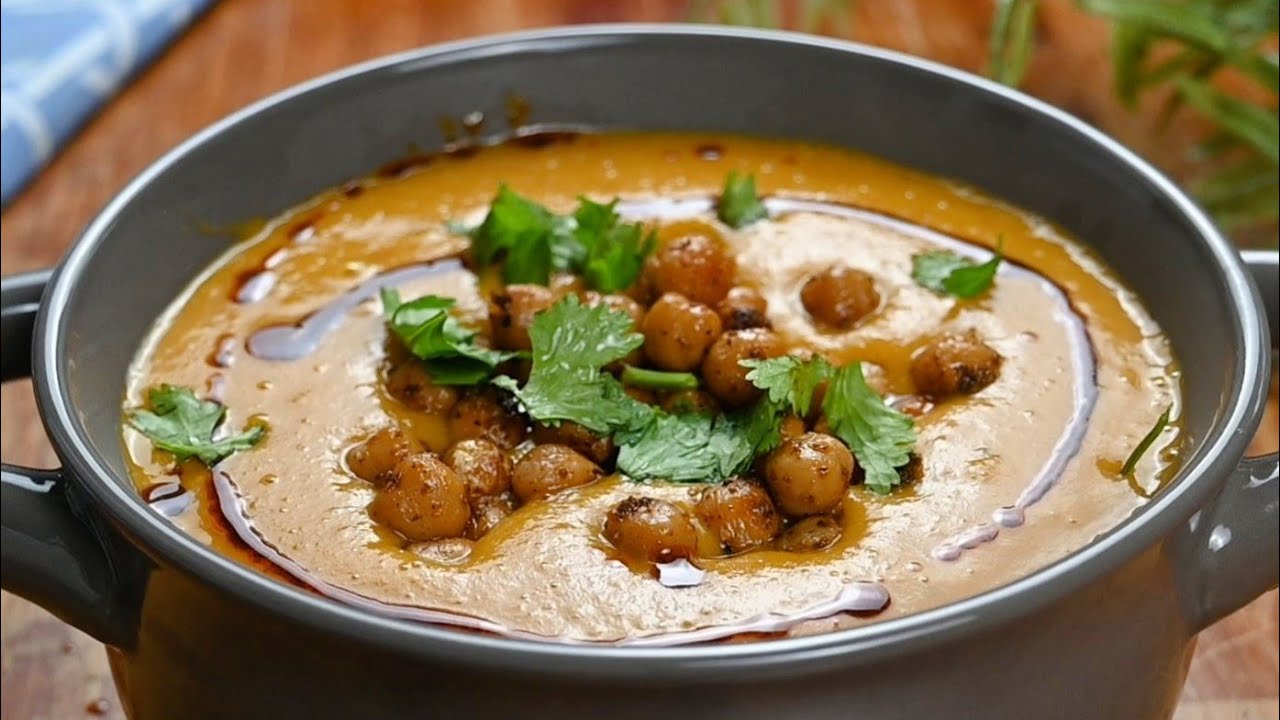 Легкий и полезный суп из нута, который удивил меня своим потрясающим вкусом😋