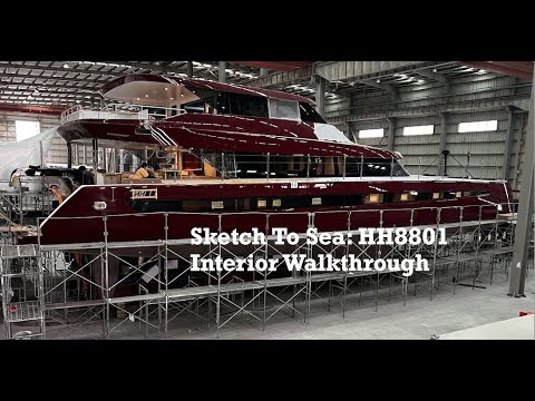 Sketch To Sea: Pre Launch Interior Walkthrough of the HH 8801