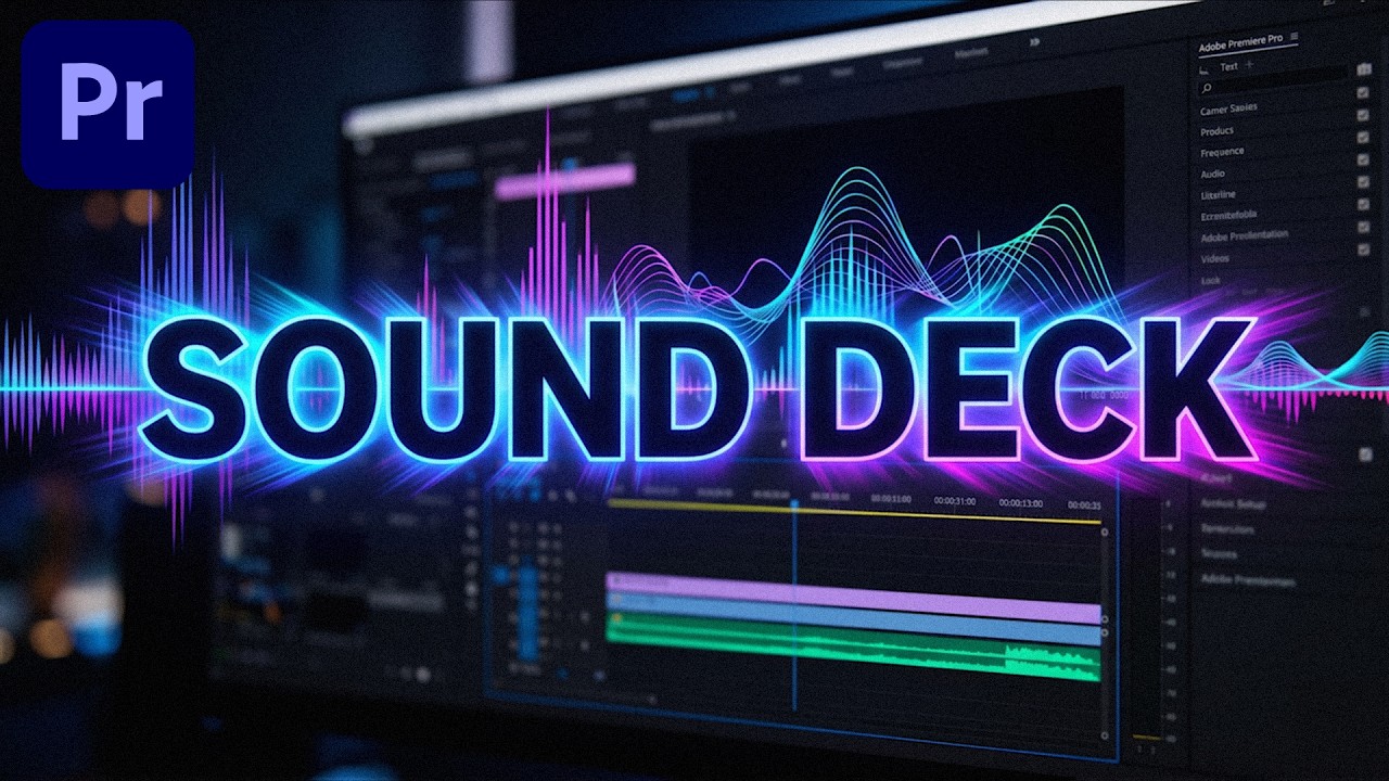 【圧倒的効率化】Premiereの音源管理が劇的に変わる新時代ツール│SoundDeck