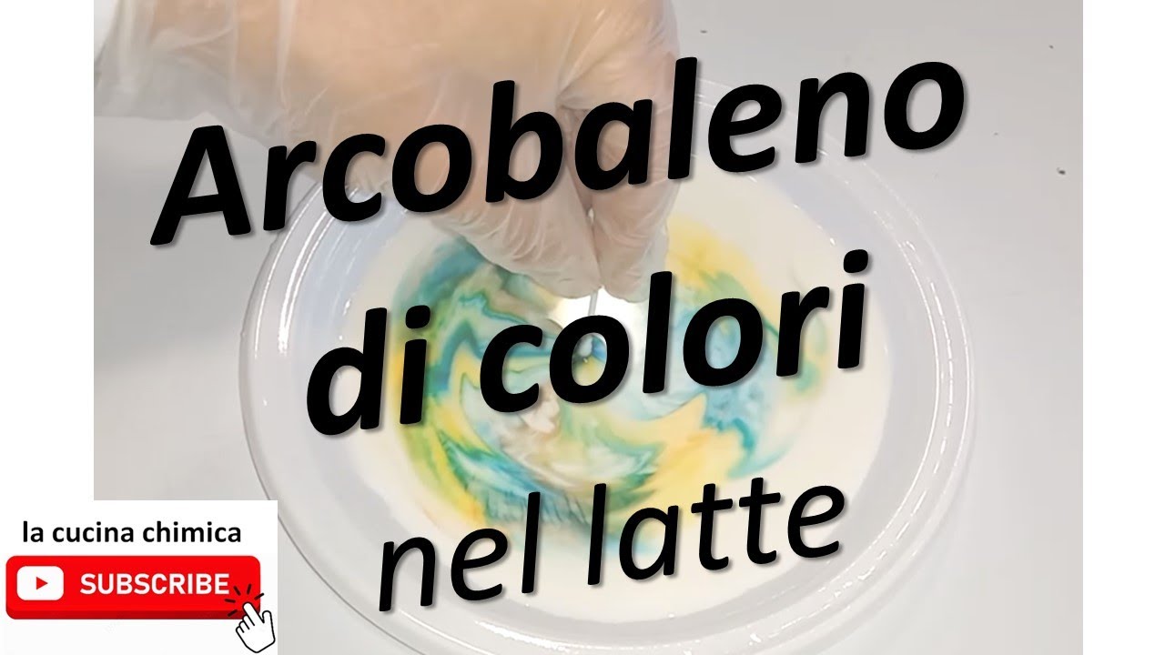 Creiamo l'ARCOBALENO di colori nel latte attività stem docenti scuola secondo grado