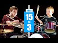 Child drummers journey  ages 15 to 3