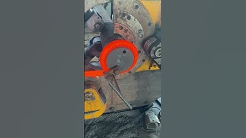 How to coilling a big spring for trains ？ #machine #springs #coil #coilspring #process #manufacturer