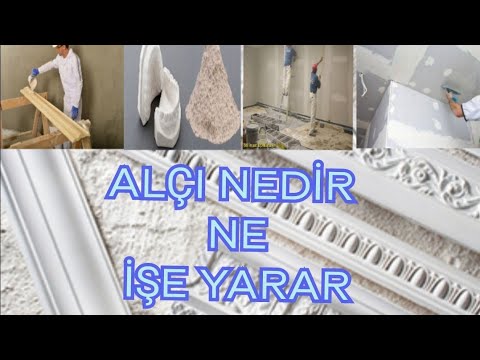 Video: Alçı ve macun arasındaki fark nedir - öne çıkanlar