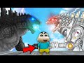 SHINCHAN Helped GODZILLA To Defeat MECHAGODZILLA In GTA V ( GTA 5 mods ) | IamBolt Gaming