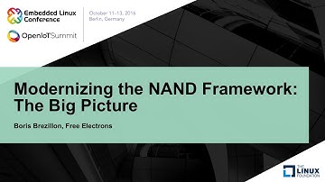 Modernizing the NAND Framework: The Big Picture