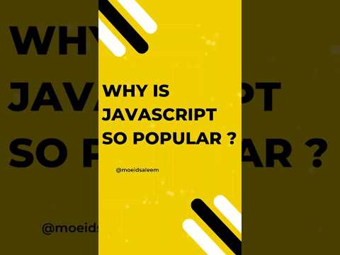 why is JavaScript