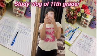 Study vlog 💕 | student of 11th grader | A DAY IN MY LIFE | went out😭❤️| 