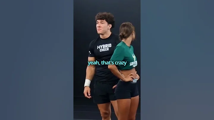 Who is this guy? 🤣 #cheer #stunt #shorts