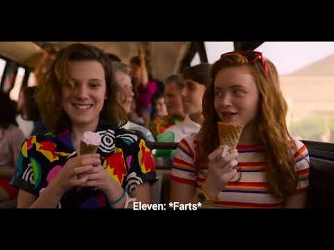 stranger things eleven all fart scenes