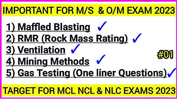 Lecture : 03 | Target for MCL NCL & NLC Examination 2023 #mcl #ncl #nlc
