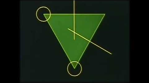 Tektronics 4051 Graphics Terminal Triangles