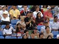 US Open 2009 - Koellerer reacts to a lucky netcord