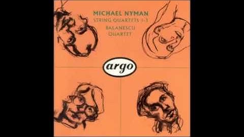 Michael Nyman String Quartet No 3 Beginning