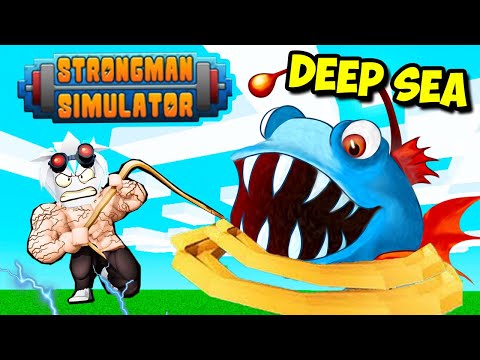 Видео: СТРОНГМЕН ОТ 0 СИЛЫ ДО МАКСИМУМА ЗА 10 МИНУТ! ОБНОВЛЕНИЕ DEEP SEA! ROBLOX Strongman Simulator
