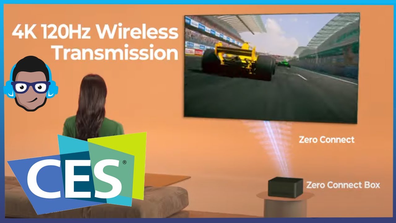 NO WIRES!! First Wireless OLED TV- CES 2023 LG OLED M - YouTube