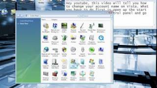 How to Change your Account Name on Windows Vista