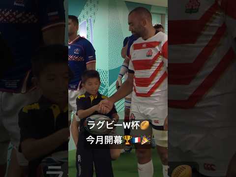 【ラグビー】🇫🇷ついに今月 #ラグビーワールドカップ 2023フランス大会開幕🥳🏆 #RWC2023 #shorts