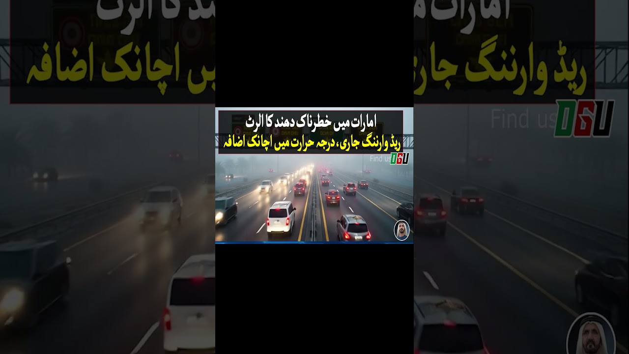 UAE Issues Red Fog Alert as Temperatures Rise to 28°C in Dubai