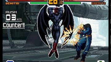 #264 SNK vs Capcom SVC Chaos Bosses (10/12): Demitri gameplay