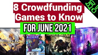 8 Crowdfunding/Kickstarter Board Games to KNOW for JUNE 2021!!! Skyrim, Gaijin, Soul Raiders & MORE!