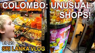 Travel vlog - Sri Lanka: Colombo UNUSUAL SHOPS and Parks - LIFE FAMILY TRAVEL VLOG