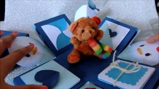 Tsum-tsum Donald and Daisy duck Exploding Box