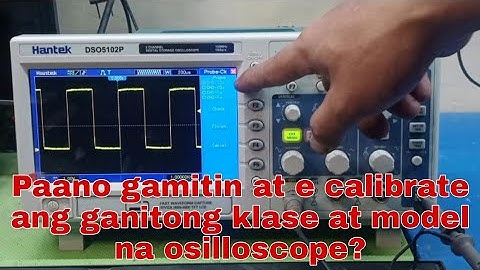 Hantek DSO5102P  How to use and calibrate Hantek DSO5102P Oscilloscope@afelectronicslab