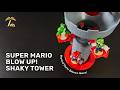 The Leaning Tower of Mario! | Super Mario Blow Up! Shaky Tower Unboxing and Gameplay